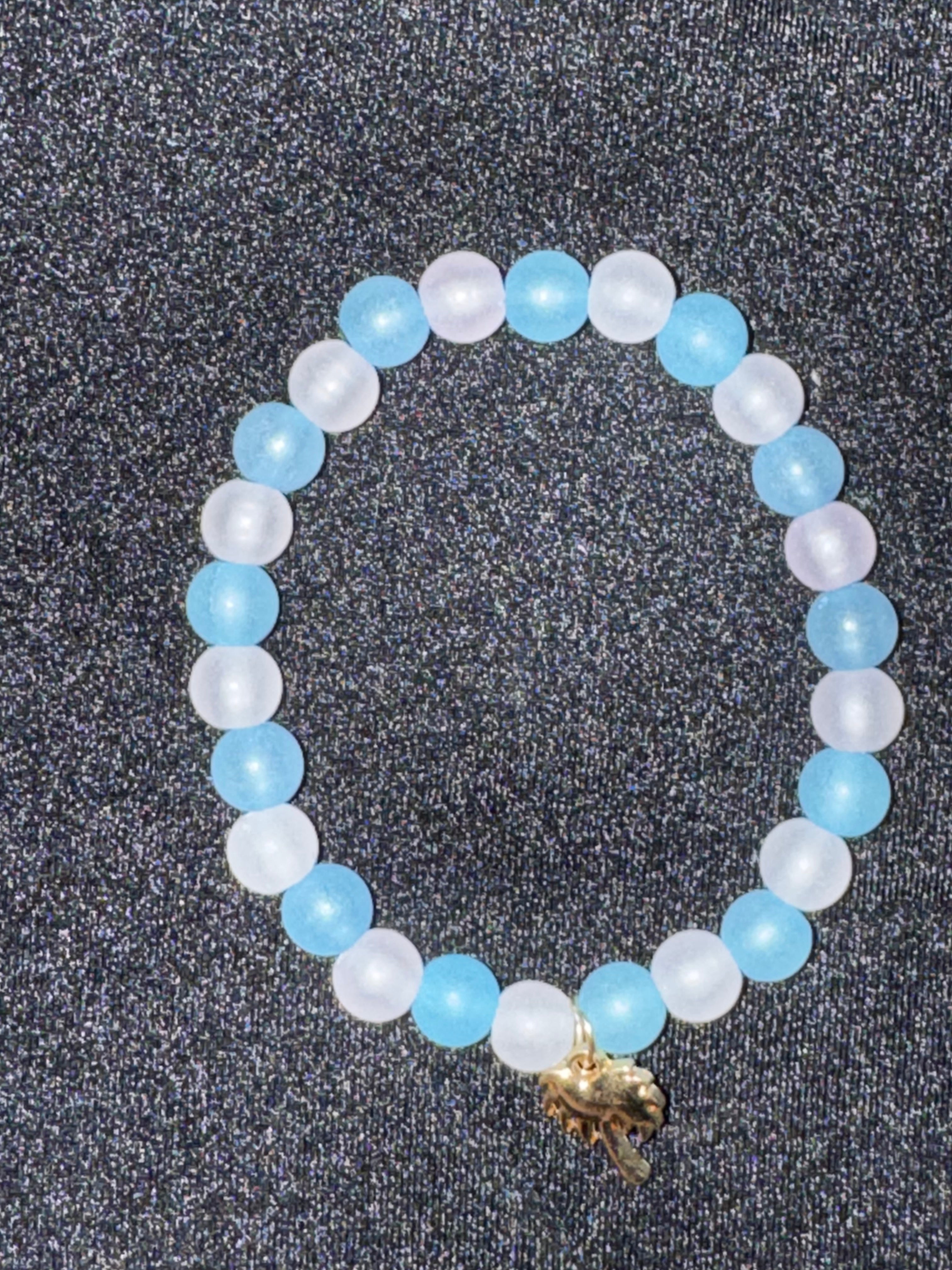 Cloudy ocean inspired bracelet