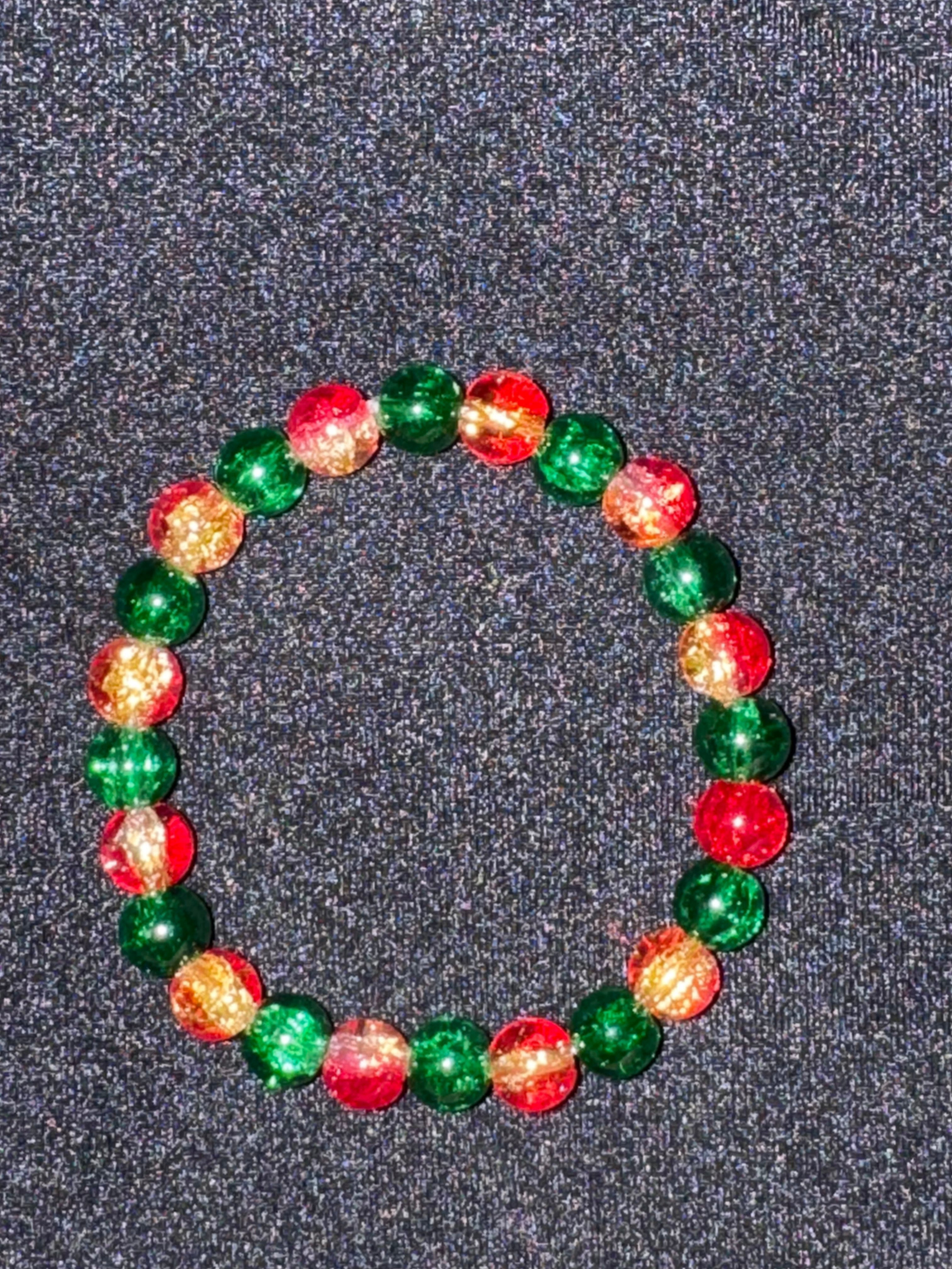 Christmas sparkle inspired bracelet