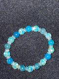 Ocean inspired bead bracelet