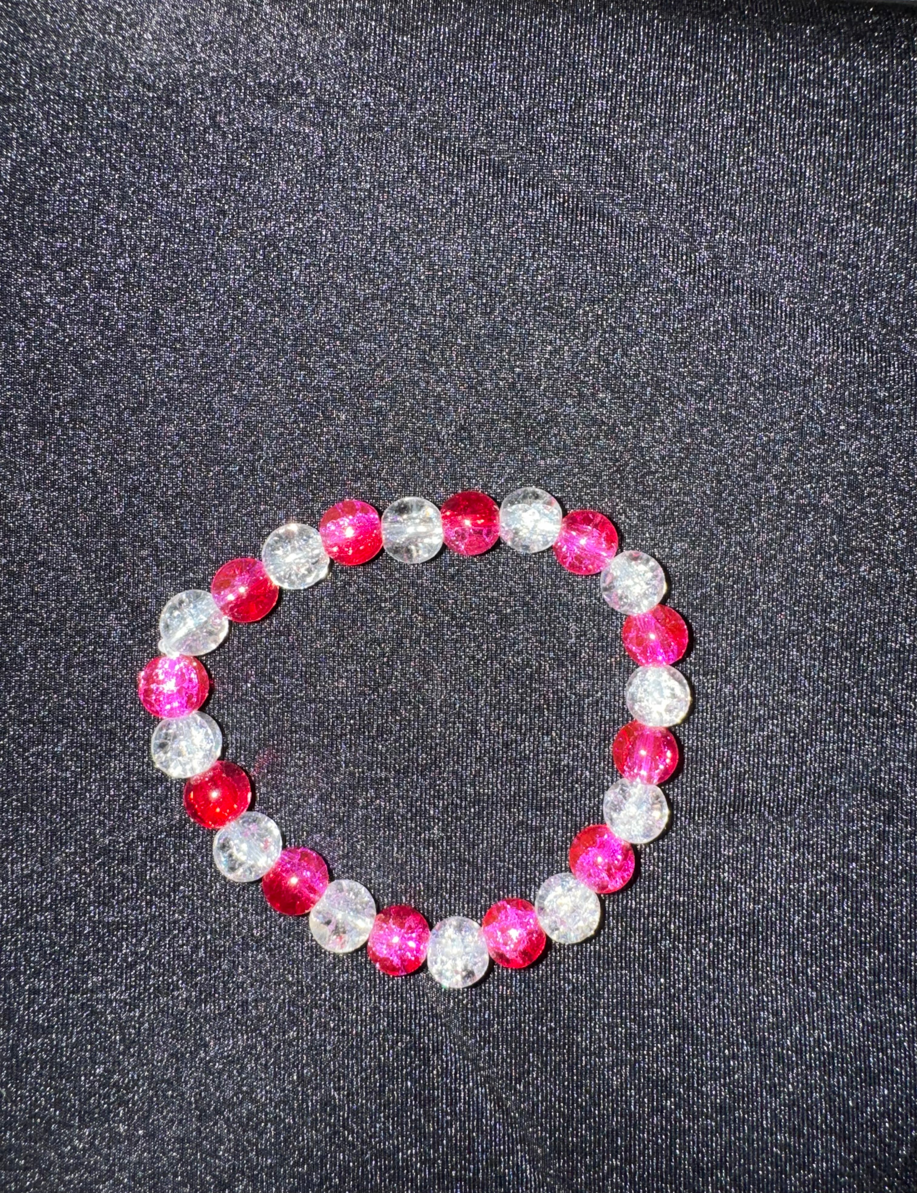 Raspberry Ice Bracelet
