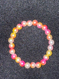 Tropical sunset inspired bracelet