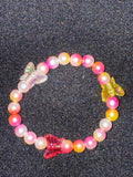 Sunset butterfly inspired bracelet
