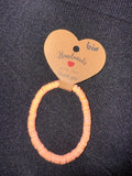 Clay bead bracelet